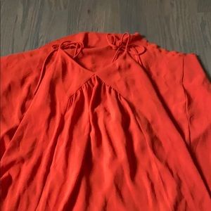 Red bar 111 Long summer dress